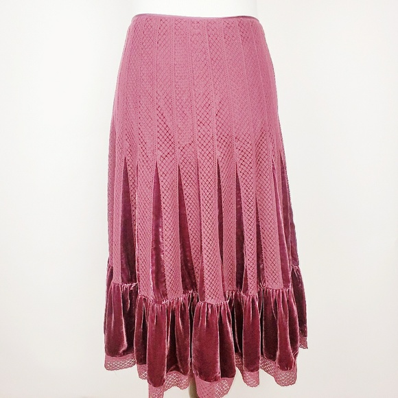 Free People Dresses & Skirts - Free People velvet insert, A line skirt. G11E10